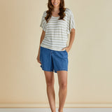 Maui Tee - Gold Stripe