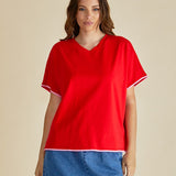 Avalon Tee - Red