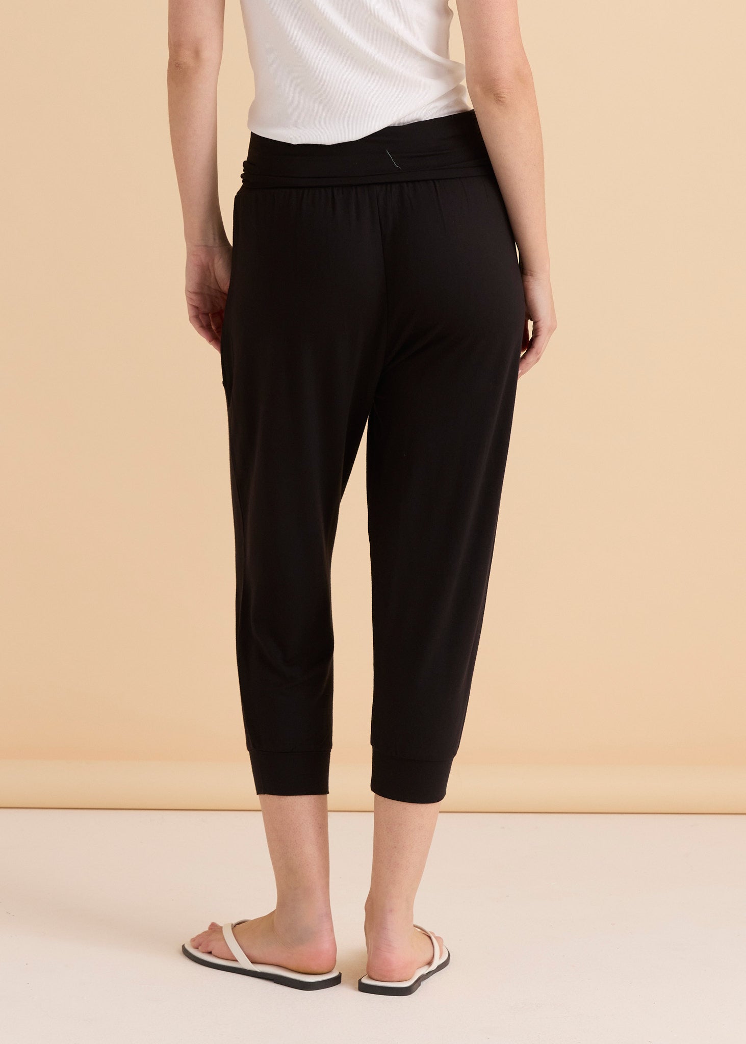 Tilly 3/4 Pant - Black | Betty Basics | Everyday Women's Clothing