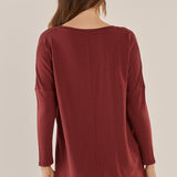 Munich Top - Burgundy