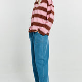 Roland Rugby Top - Pink/Choc