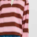 Roland Rugby Top - Pink/Choc