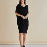 Maui T-Shirt Dress - Black