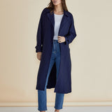 Mayla Duster - Blue Pinstripe