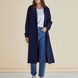 Mayla Duster - Blue Pinstripe