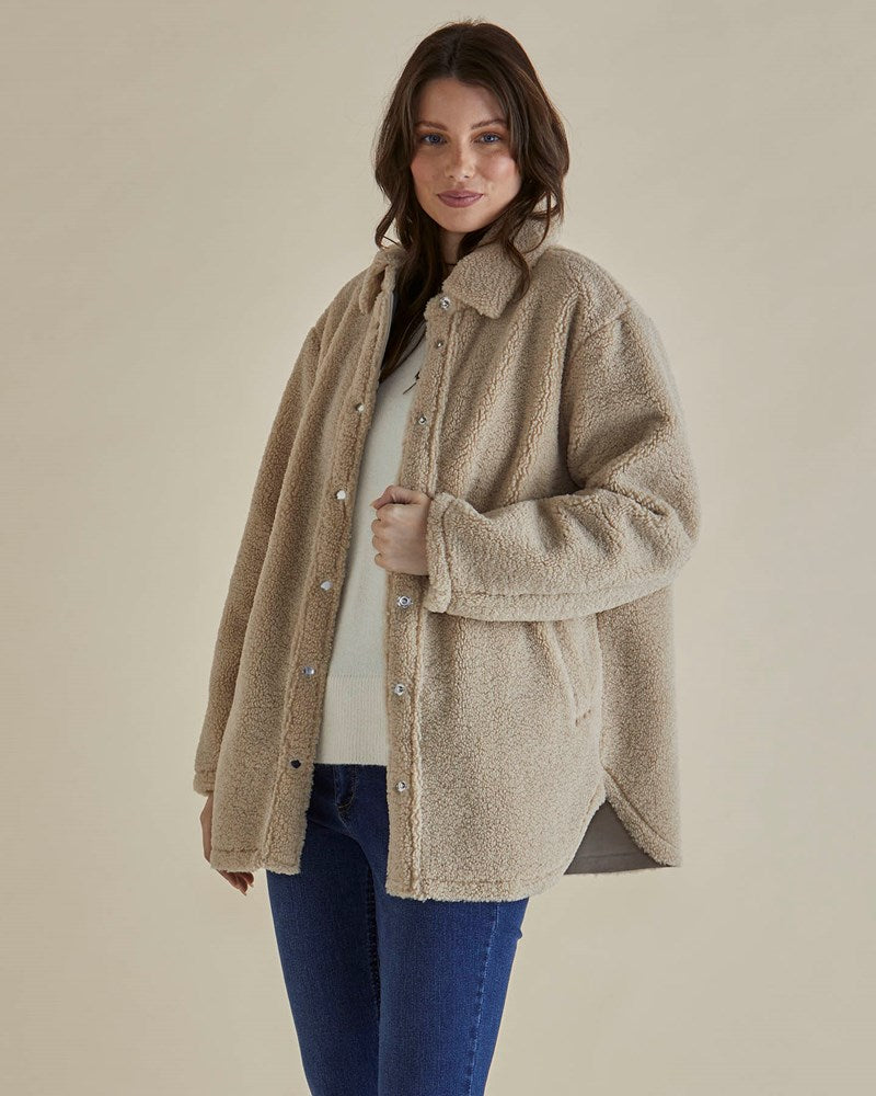 Teddy Jacket - Latte