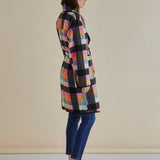 Ellie Coat - Rainbow Check