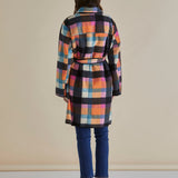 Ellie Coat - Rainbow Check