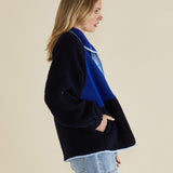 Franklin Fleecy Jacket - Blue