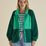 Franklin Fleecy Jacket - Green