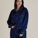 Selby Denim Jacket - Dark Blue