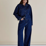 Selby Denim Jacket - Dark Blue