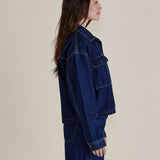 Selby Denim Jacket - Dark Blue