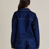 Selby Denim Jacket - Dark Blue
