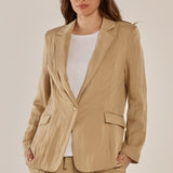 Sutton Blazer - Beige