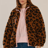Jayne Fleece Jacket - Animal/Pink