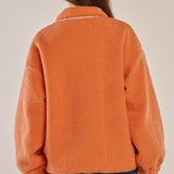 Jayne Fleece Jacket - Pink/Orange