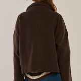 Prue Pea Coat - Chocolate