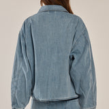 Callie Bomber Jacket - Medium Blue