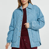 Quest Quilted Jacket - Blue Wash