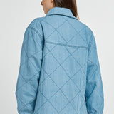 Quest Quilted Jacket - Blue Wash