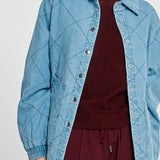 Quest Quilted Jacket - Blue Wash