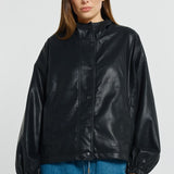 Polly PU Jacket - Black PU