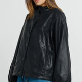 Polly PU Jacket - Black PU