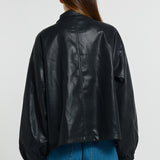 Polly PU Jacket - Black PU