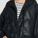 Polly PU Jacket - Black PU
