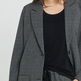 Kenzie Blazer - Grey Check