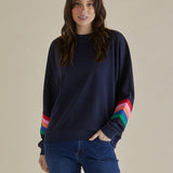 Davina Jumper - Dark Blue Multi