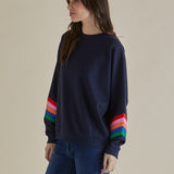 Davina Jumper - Dark Blue Multi