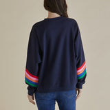 Davina Jumper - Dark Blue Multi