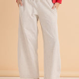 Barrel Leg Sweatpant - Grey Marle