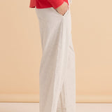 Barrel Leg Sweatpant - Grey Marle