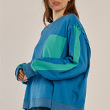 Tania Sweatshirt - Blue/Green