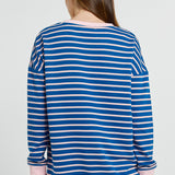 Tide Sweatshirt - Blue/Pink Stripe