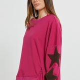 Saskia Sweatshirt - Mulberry