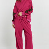 Saskia Trackpant - Mulberry