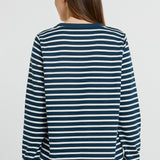 Tyra Sweat - Navy/White Stripe