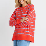 Ziggy Sweat - Red/White Stripe