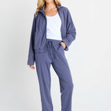 Milla Travel Jacket - Steel Blue