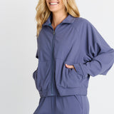 Milla Travel Jacket - Steel Blue