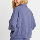 Milla Travel Jacket - Steel Blue