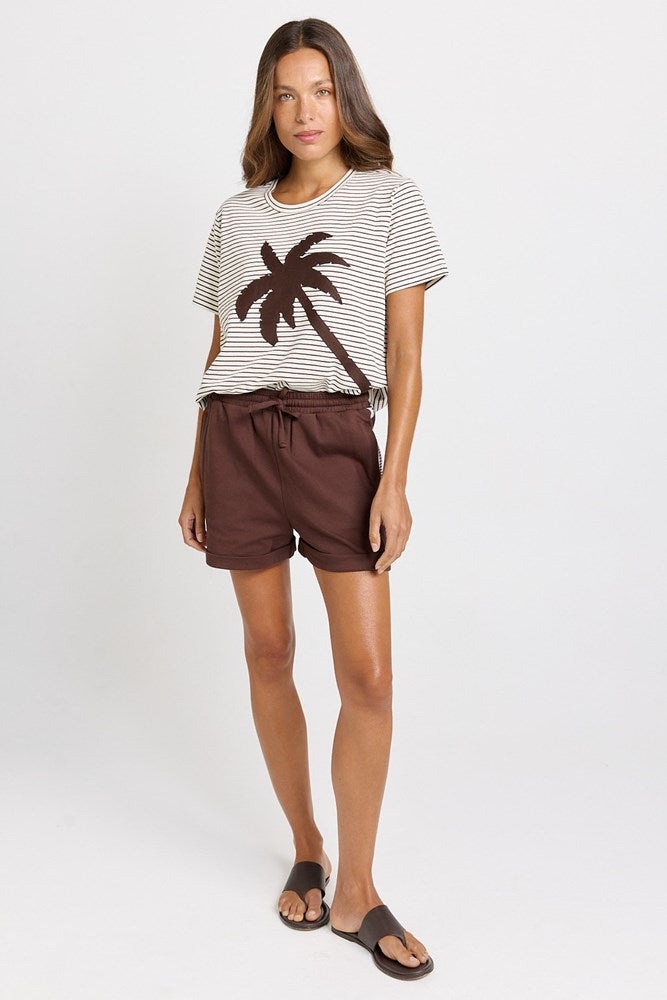 Nikki Relax Short - Chocolate | Betty Basics