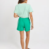 Nikki Cotton Relax Short - Green Lime
