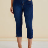 Camila Crop Jeans - Midnight Denim