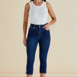 Camila Crop Jeans - Midnight Denim