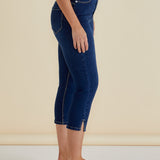 Camila Crop Jeans - Midnight Denim